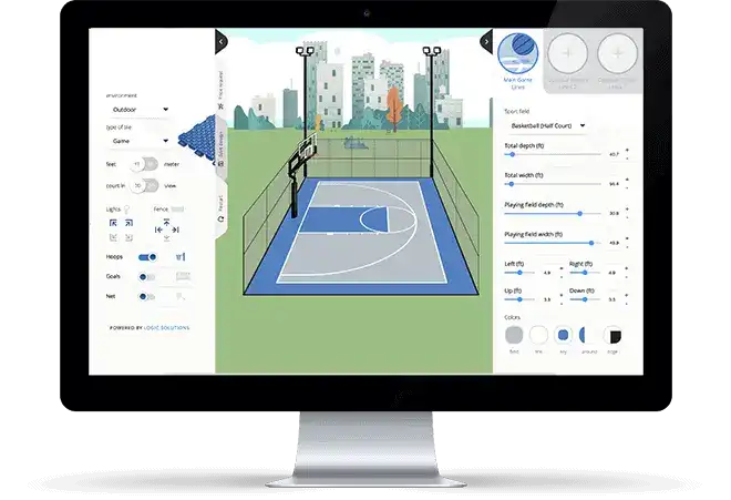 image of interactive online Court builder