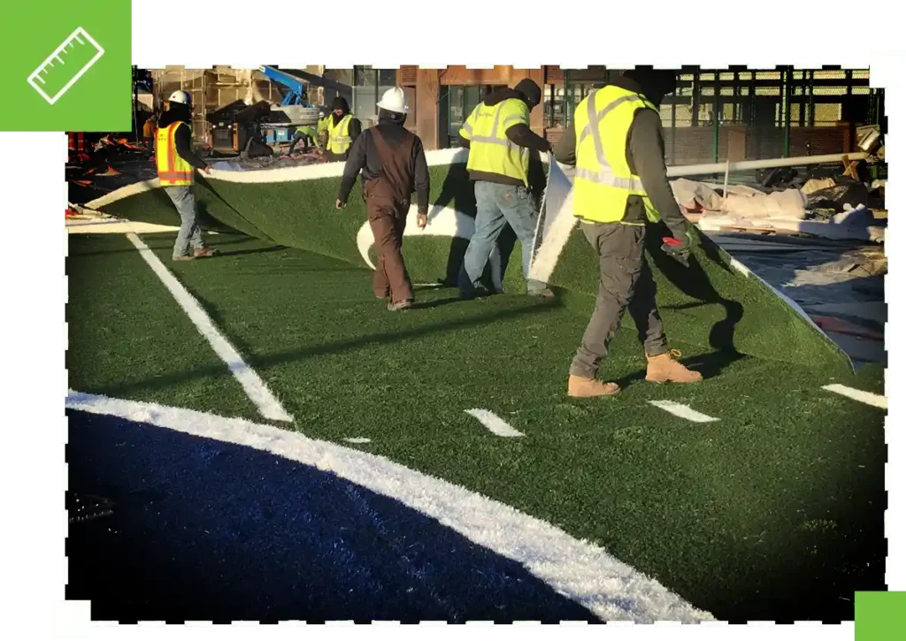 image of Sports Agility Gym and Workout Construction by SYNLawn Certified Installers